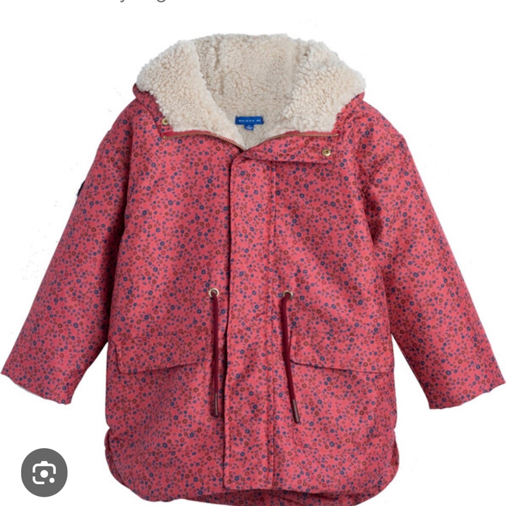 Hayden Jacket pink ditsy flower Maison Me 10y